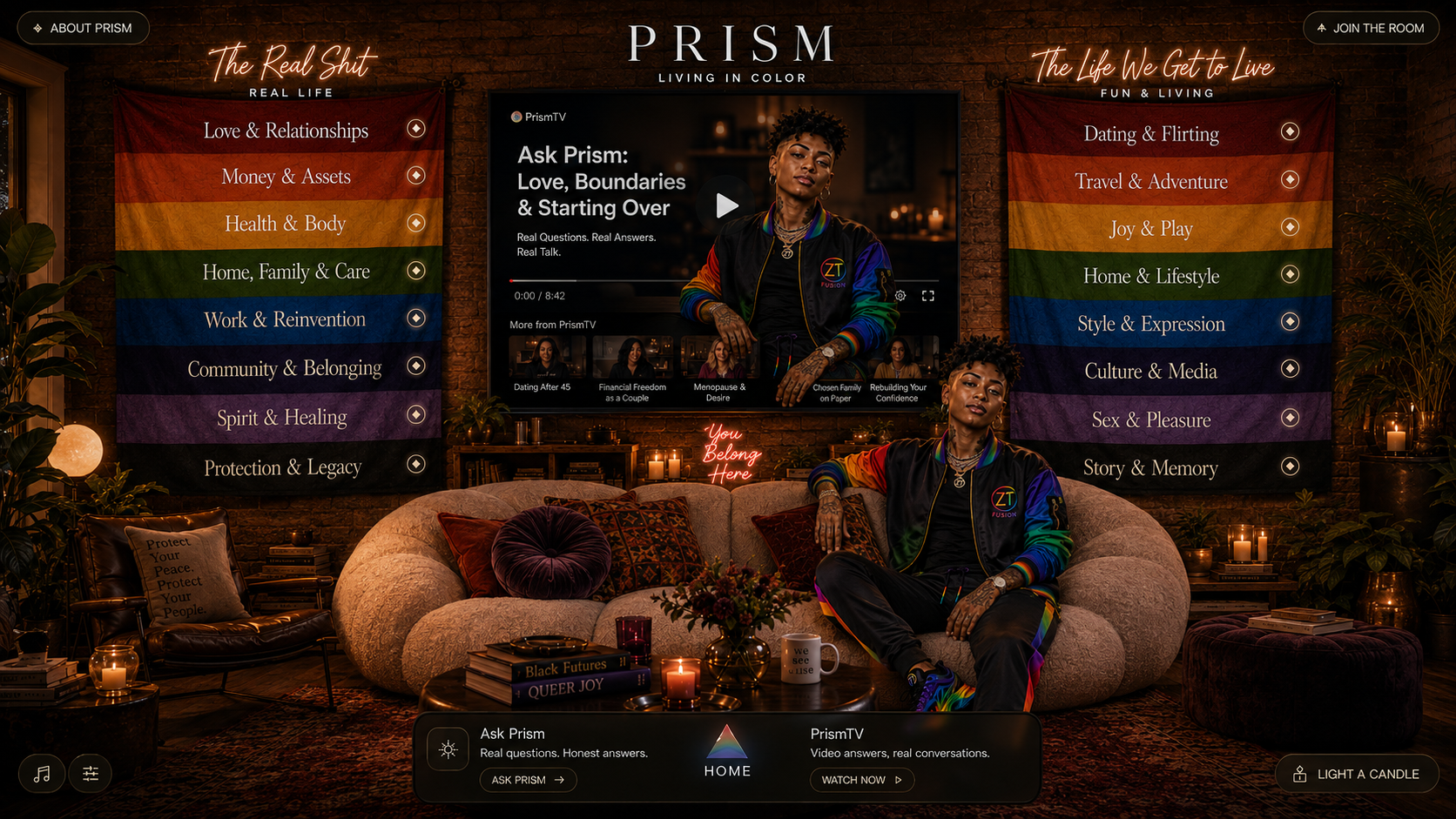 Prism Living in Color — the room